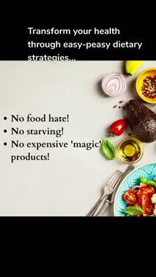 Transform your health through easy-peasy dietary strategies... 